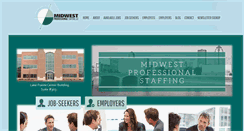 Desktop Screenshot of midwestprofessionalstaffing.com